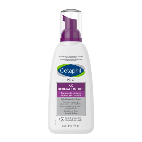 Cetaphil Pro AC Control espuma limpiadora x 236 ml - Imagen 2