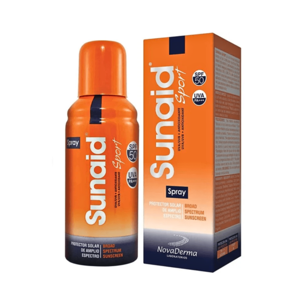 Sunaid Sport Spray protector solar deportivo x 180 ml - Novaderma - Imagen 2
