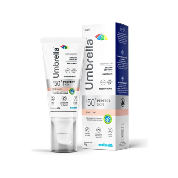 Umbrella Perfect Skin protector solar tono claro x 50 ml - Imagen 2