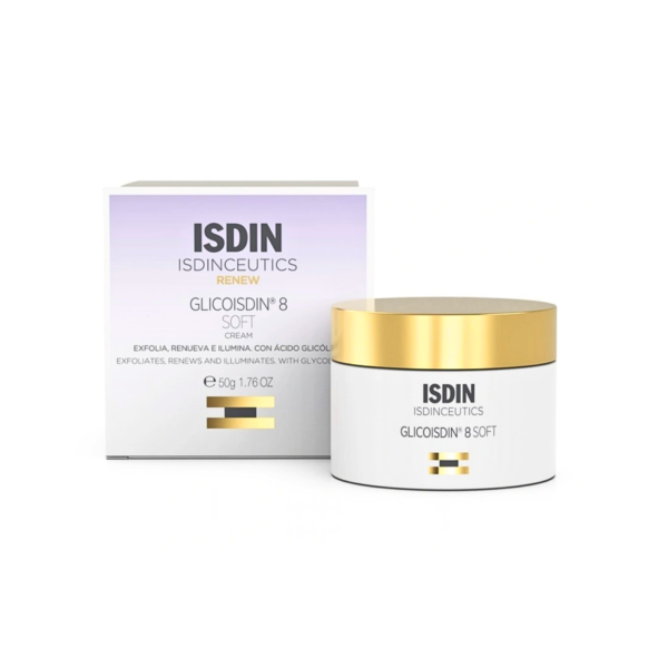 Glicoisdin 8 Soft crema facial con ácido glicólico x 50 gr - Imagen 2