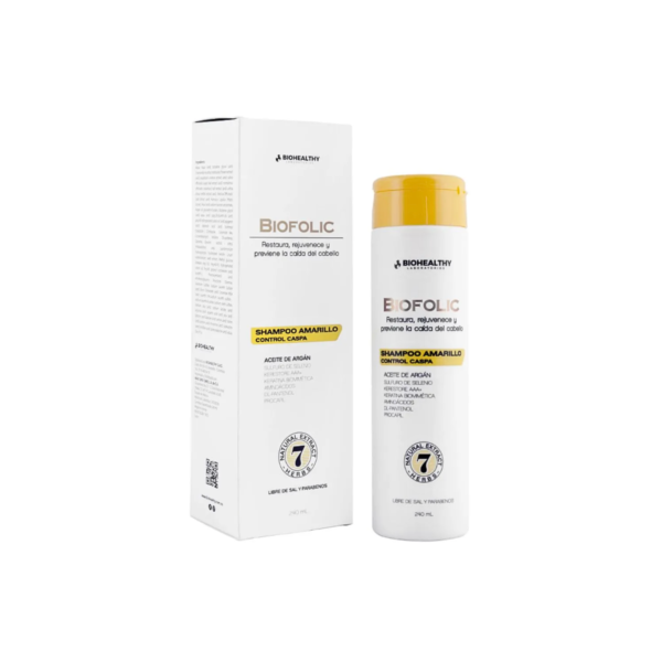 Biofolic champú anticaída x 240 ml - Biohealthy - Imagen 2