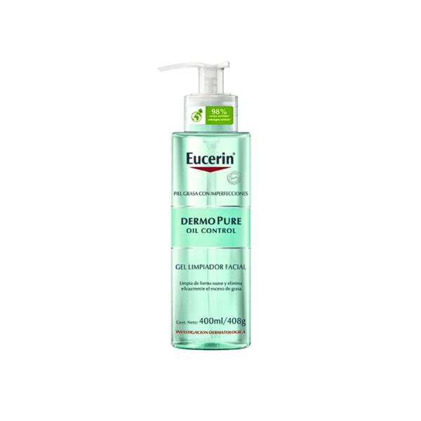 Eucerin Dermopure gel limpiador facial x 400 ml - Imagen 2
