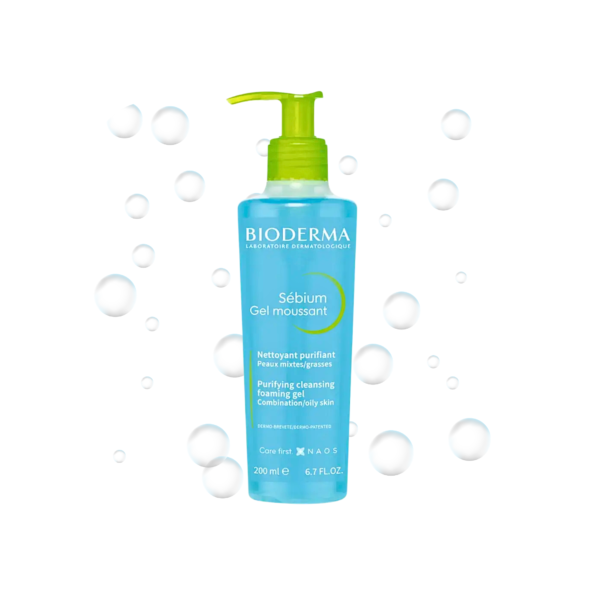 Sebium Gel Moussant limpiador piel mixta a grasa x 200 ml - Bioderma - Imagen 2