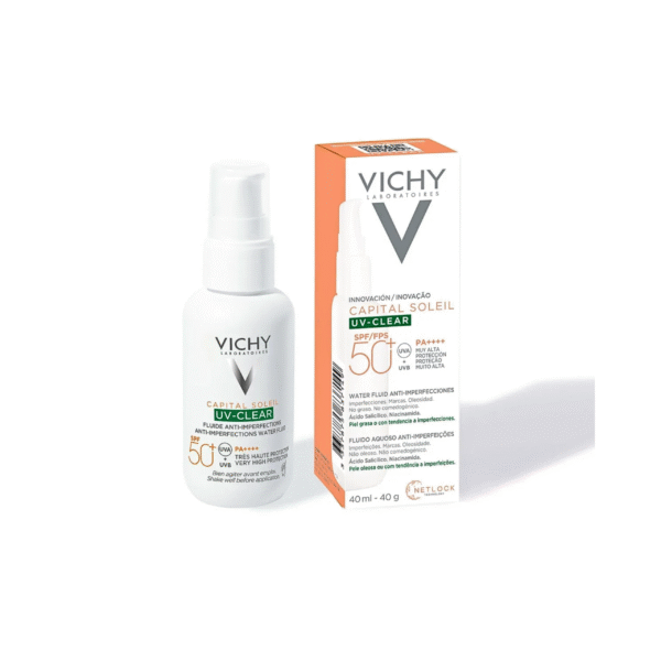 Vichy Capital Soleil UV Clear Protector Solar SPF 50+ x 40 ml - Imagen 2