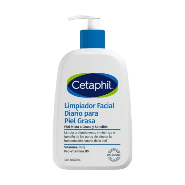 Cetaphil limpiador para piel grasa x 236 ml - Imagen 2