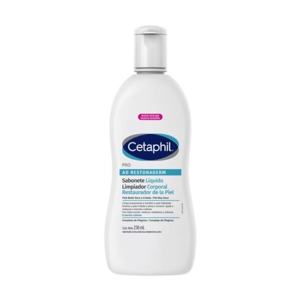 Cetaphil Pro AD Restoraderm limpiador corporal x 236 ml - Imagen 2