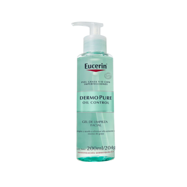 Eucerin Dermopure gel limpiador facial x 200 ml - Imagen 2