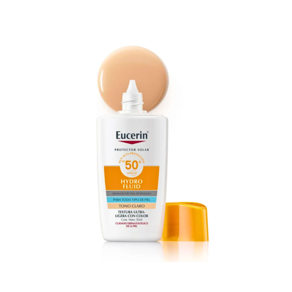 Eucerin Sun Hydro Fluid tono claro SPF 50+ x 50 ml - Imagen 2